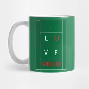 TENNIS - I LOVE WIMBLEDON GRAND SLAM Mug